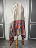 Woollen Kaani Shawl - Beige