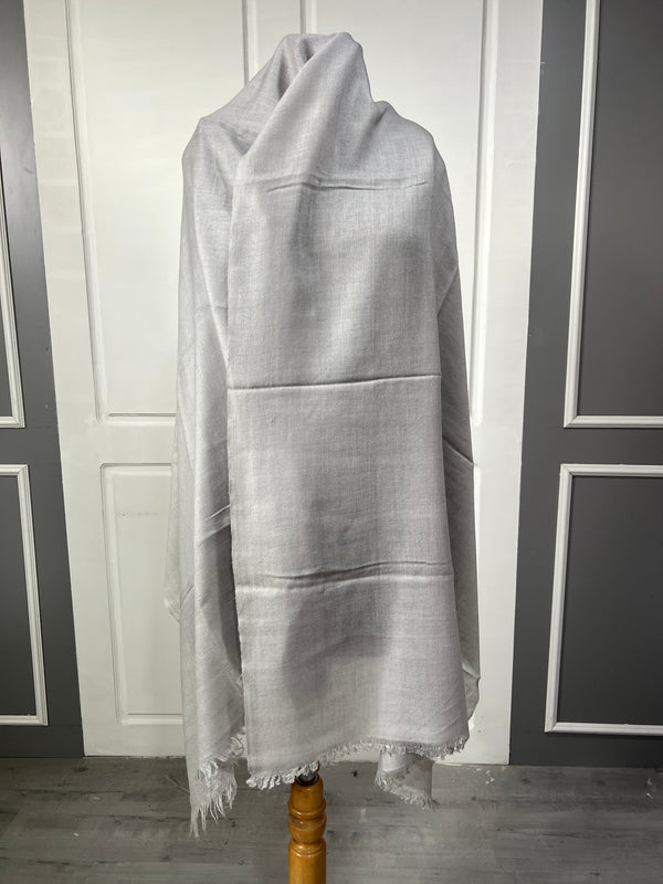 Pashmina Stole Plain - Grey