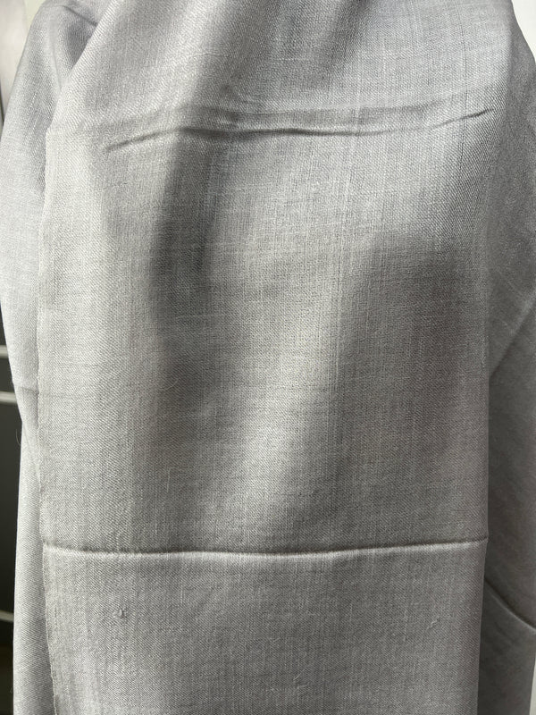 Pashmina Stole Plain - Grey