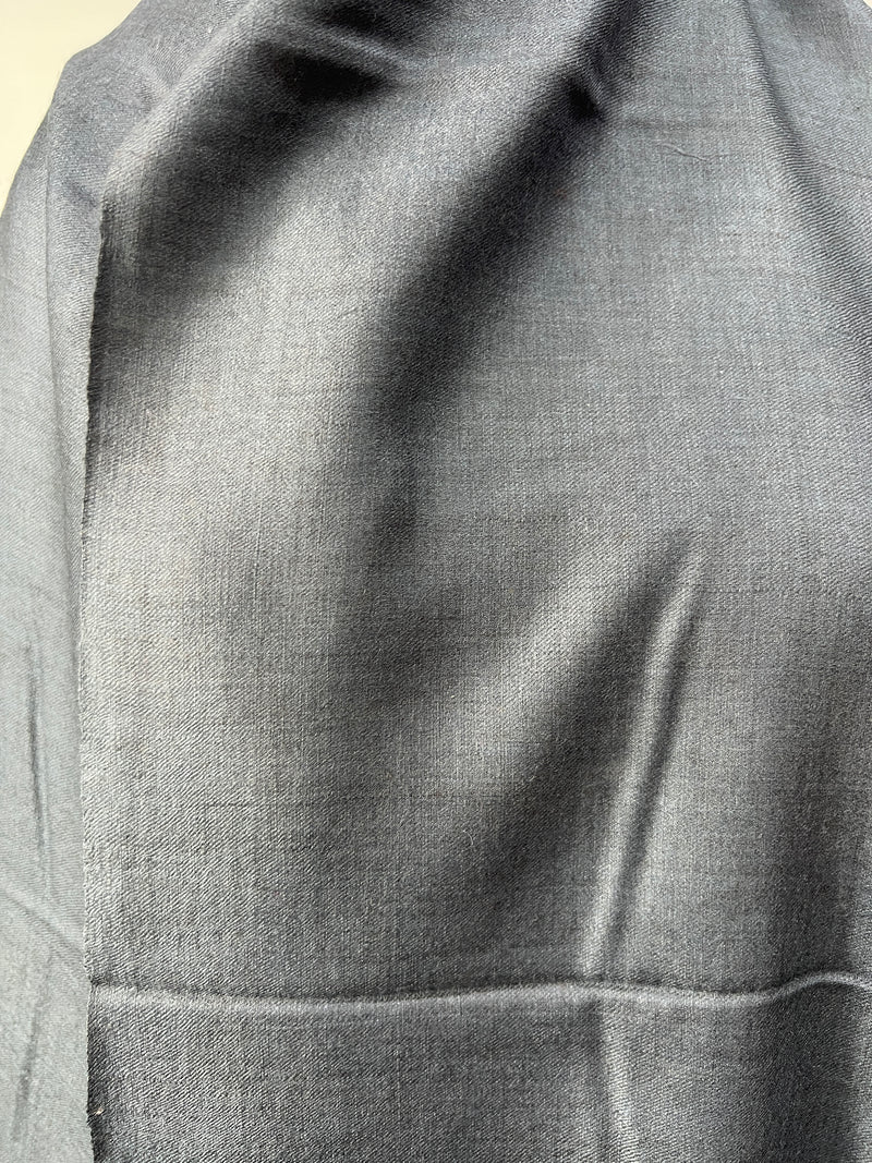 Pashmina Stole Plain - Grey