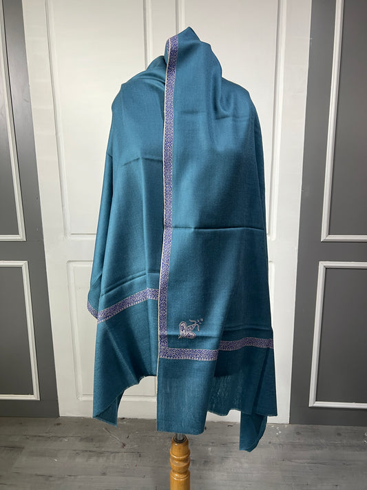 Pashmina Shawl - Blue
