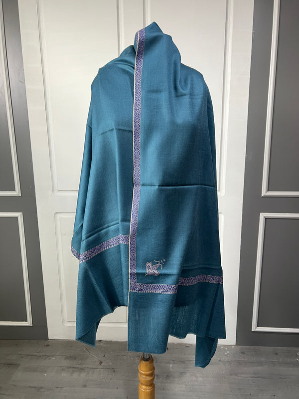 Pashmina Shawl - Blue