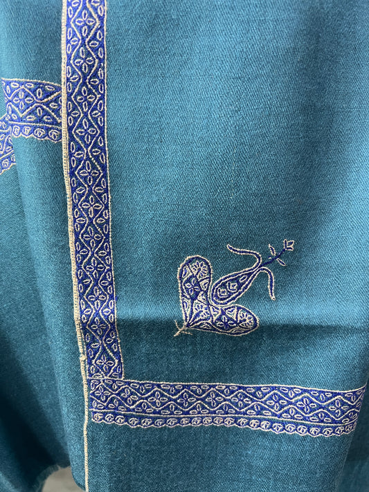 Pashmina Shawl - Blue