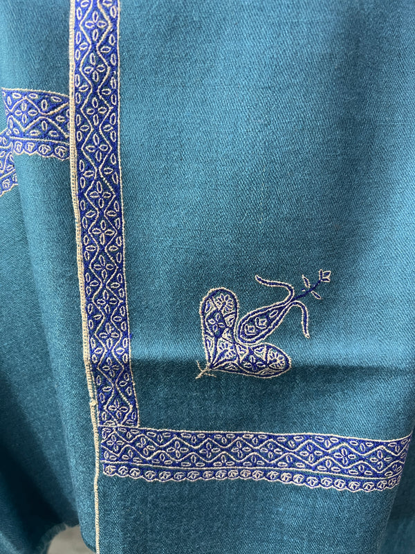 Pashmina Shawl - Blue