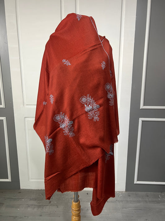 Pashmina Shawl - Orange