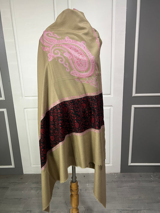 Pashmina Shawls - Beige