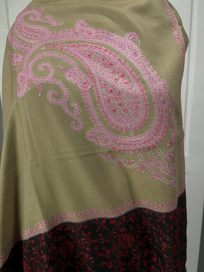 Pashmina Shawls - Beige