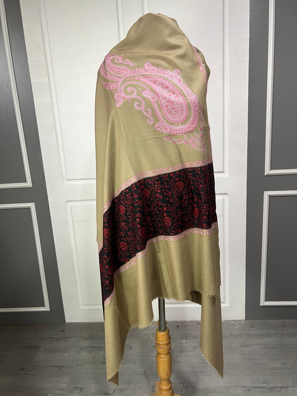 Pashmina Shawls - Beige